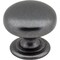 Elements 1-1/4" Diameter Gun Metal Florence Cabinet Mushroom Knob 2980DACM - alternate 1